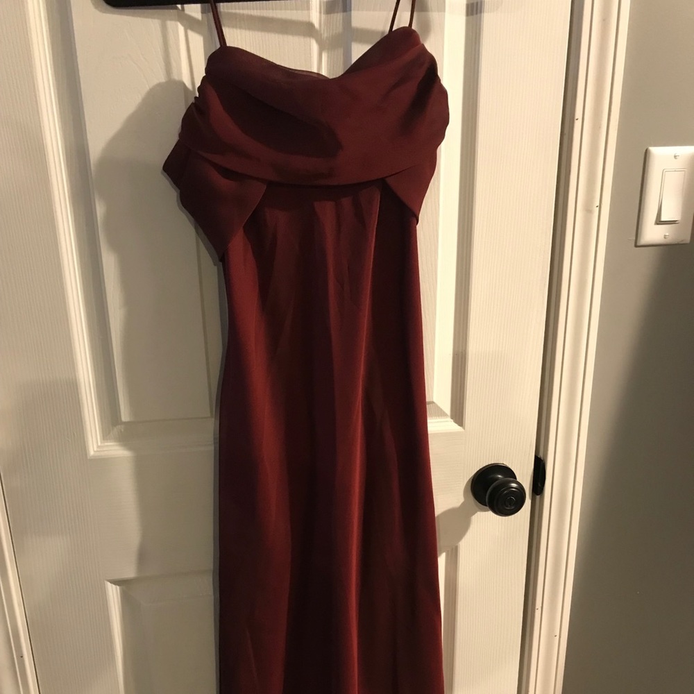 USED ONCE BETSY & ADAM BRIDESMAIDS DRESS SIZE 8
